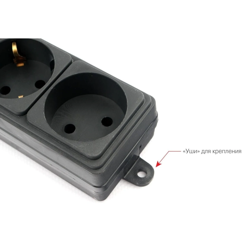 Сетевой фильтр Power Cube 6р/5м, 16А/3.5кВт, 3x1,0, черн(SPG6-B5M)