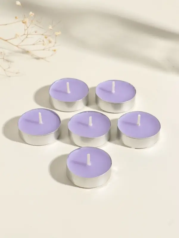 Набор свечей ароматических чайных &laquo;Лаванда&raquo;, 6 шт.