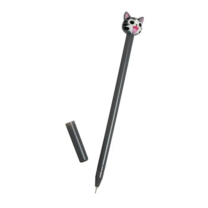 Ручка-прикол Calligrata &laquo;Котенок&raquo;, синий стержень, гелевая, МИКС