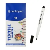 Маркер для ткани Centropen 2739, узел 3.9 мм, линия 1.8 мм, чёрный