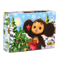 Коробка подарочная, 21х15х5 см, Чебурашка