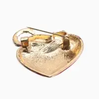 Брошь &laquo;Кот мартовский&raquo;, красно-чёрная в золоте