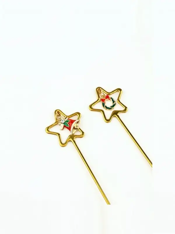 Ложки с подвесами новогодние «Тепла и уюта», подарочный набор 2 шт., 15.8×2.5 см Ложки с подвесами новогодние «Тепла и уюта», подарочный набор 2 шт., 15.8×2.5 см