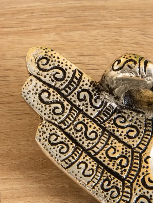 Подставка под благовония  Подставка под благовония "Мудра"  алюминий 14х7,5 см