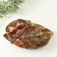 Подставка для мелочей &laquo;Птички&raquo;, гипс под бронзу, 10&times;25&times;20 см