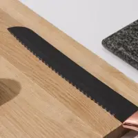 Нож хлебный Доляна «Эсмиральда», хлебный, лезвие 19,5 см, цвет зелёный