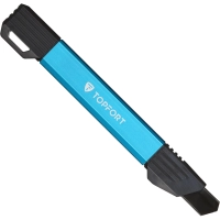 Нож универсальный Topfort 9мм с мет.направл.,алюм+ABS,лезв.воронение