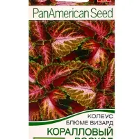 Семена цветов Колеус блюме Коралловый восход Мн Спецсерия PanAmerican, Ц/П,5 шт. Семена цветов Колеус блюме Коралловый восход Мн Спецсерия PanAmerican, Ц/П,5 шт.