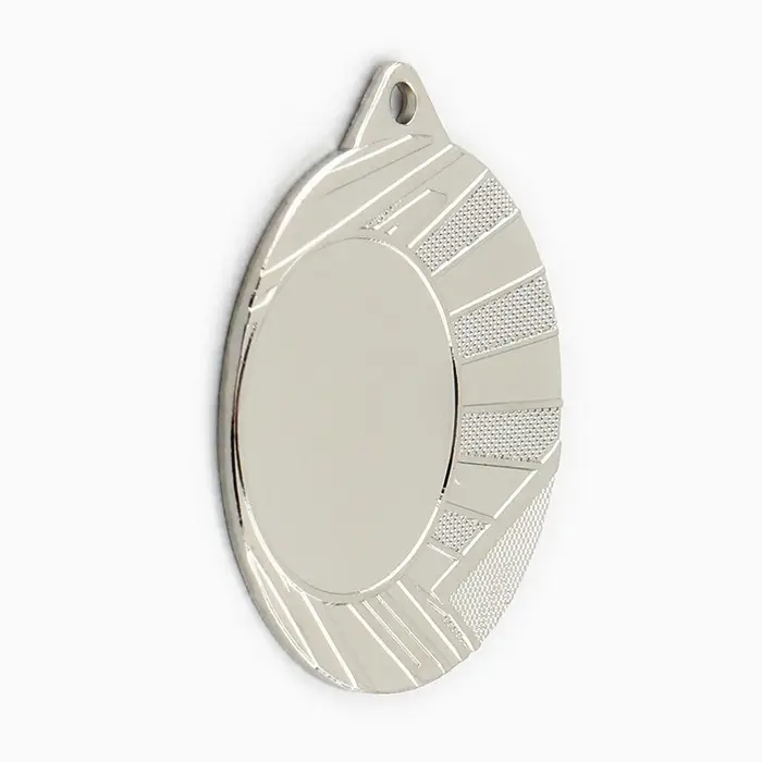 Медаль под нанесение, d= 4 см. Цвет серебро. Без ленты Медаль под нанесение, d= 4 см. Цвет серебро. Без ленты