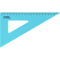 Треугольник 18 см угол 30 градусов Neon Cristal цвет ассорти ТК-47