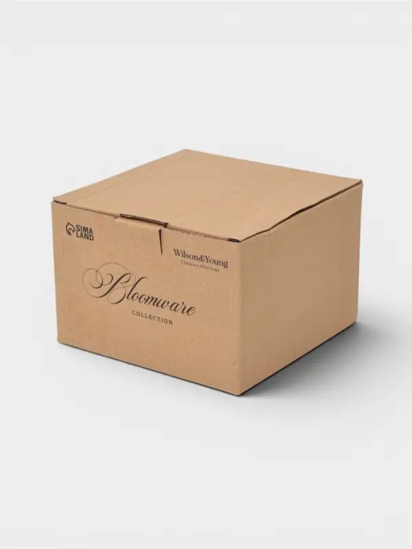 Чайная пара WY Bloomware, 2 предмета; чашка 220 мл, блюдце 15 см, фарфор, белая, зелёная