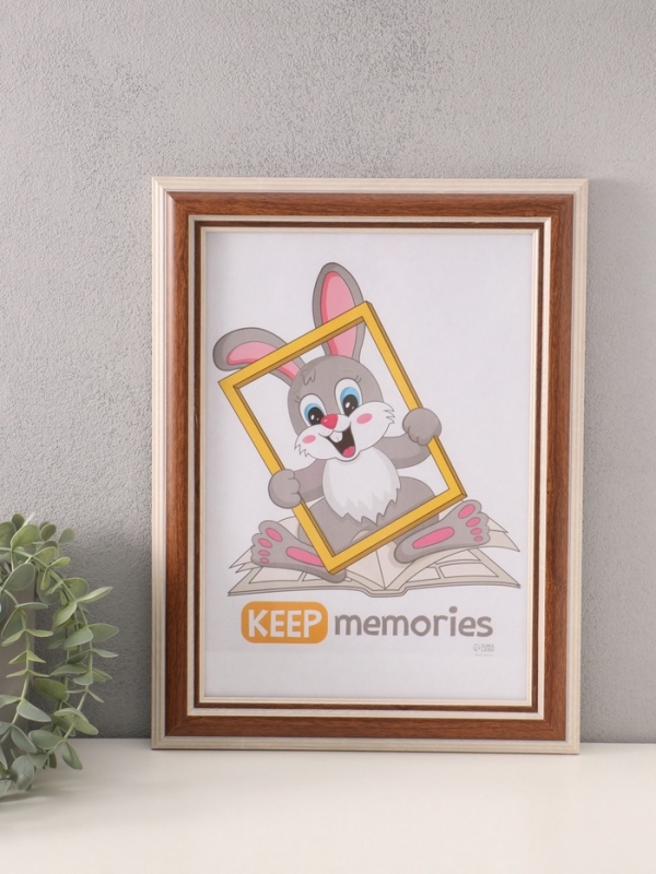 Фоторамка пластик "Рамин" 21х30 см, 1008-86 бук