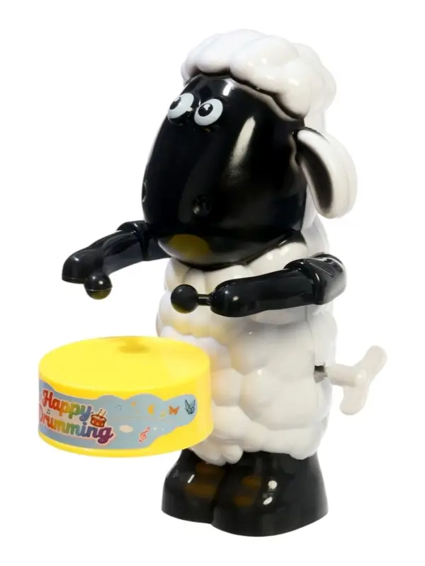 Заводная игрушка "Овечка с барабаном"