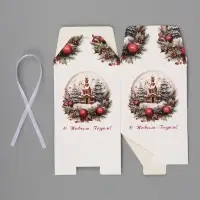 Коробка подарочная новогодняя складная &laquo;С Новым годом&raquo;, 12&times;12&times;12 см