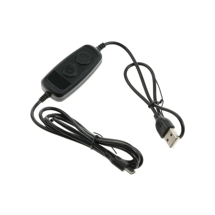 Вентилятор в салон автомобиля, на подголовник, 12 В, USB 2 м, пластик