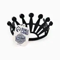 Корона пластиковая "Чёрный лебедь" Корона пластиковая "Чёрный лебедь"