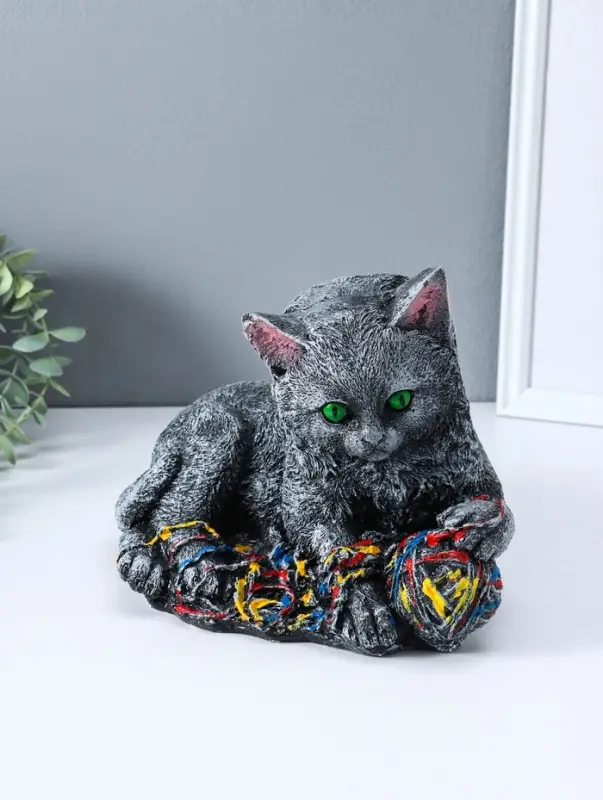 Копилка для денег &laquo;Котенок с клубком&raquo;, 20&times;25&times;14 см