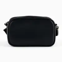 Детская сумка Mikro kosmos, искусственная кожа, черная 18&times;6&times;11 см