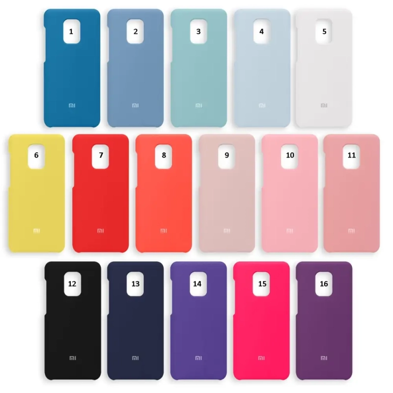 Чехол Xiaomi Note 9S SILICONE COVER Чехол Xiaomi Note 9S SILICONE COVER