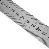 Линейка металлическая, пружинистая, 50 см, s=0.8 мм