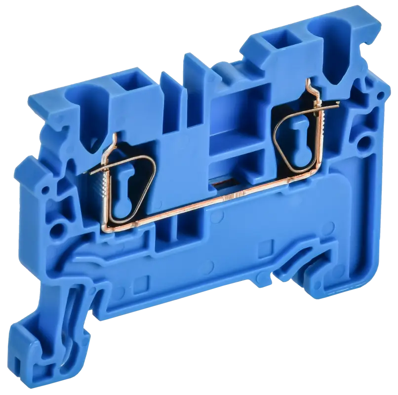 ARMAFIX Клемма пружинная CX2.5 BU 2,5мм2 проходная синяя IEK