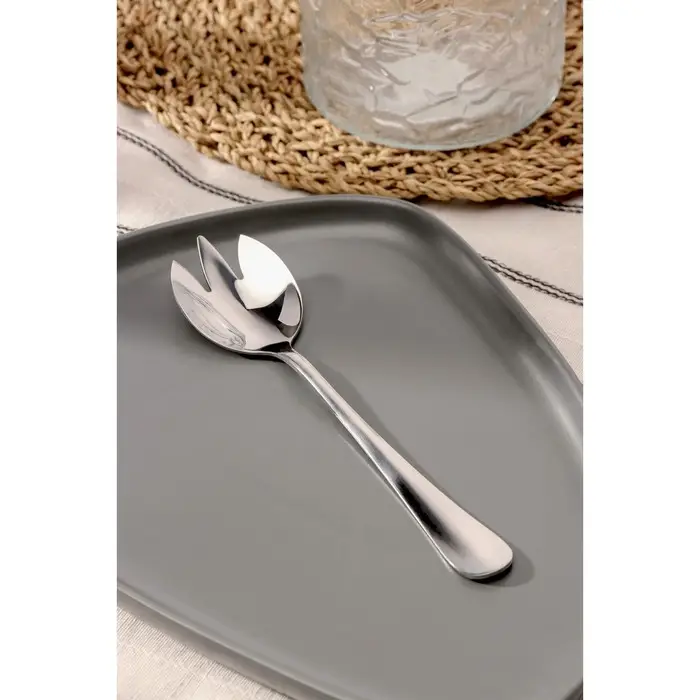 Вилка для салата из нержавеющей стали Magistro «Дабл», длина 19,7 см, на подвесе, цвет серебряный Вилка для салата из нержавеющей стали Magistro «Дабл», длина 19,7 см, на подвесе, цвет серебряный