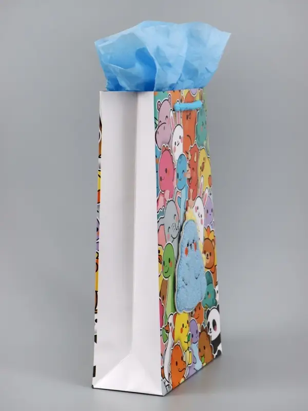 Пакет подарочный ламинированный &laquo;Дракончик&raquo;, 22.3&times;9&times;35 см