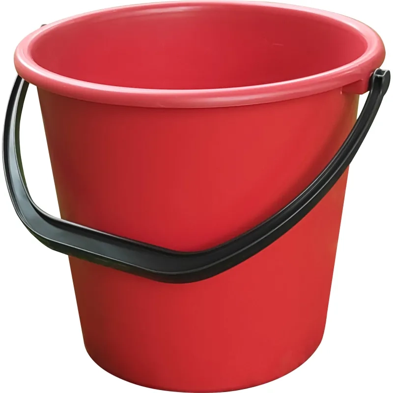 Ведро 10 л хозяйственное пластиковое красное