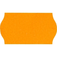 Этикет-лента Эконом 22х12 оранж волна 1000шт/рул 10рул/уп