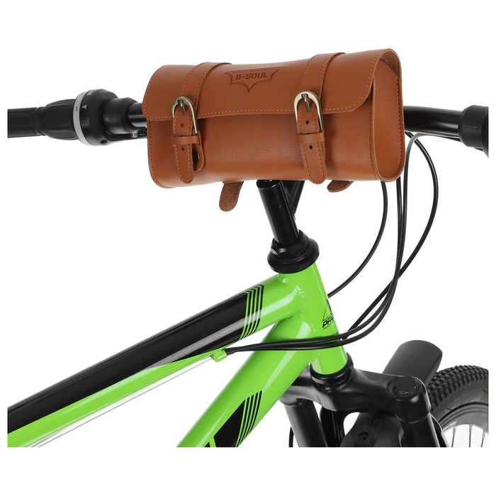 Велосумка на руль, цвет коричневый