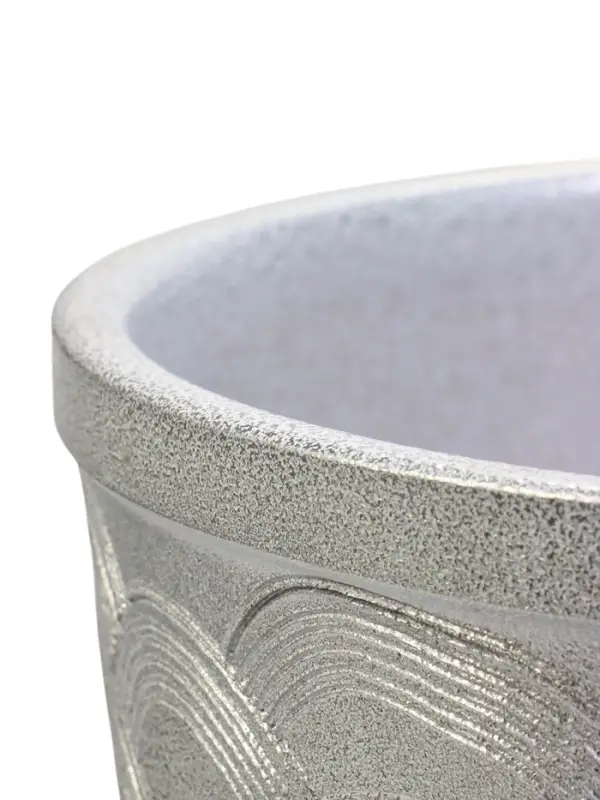 Горшок цветочный с поддоном 7,5 л, керамика  Горшок цветочный с поддоном 7,5 л, керамика "Узор" (М)