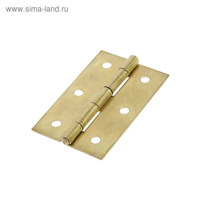 Петля железная, 62×37×1 мм, латунь Петля железная, 62×37×1 мм, латунь