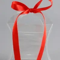 Складная прозрачная коробка из PVC, для упаковки подарков, 11×9×2 см