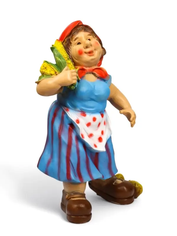 Садовая фигура из полистоуна &laquo;Дачница в платье&raquo;, 55&times;25&times;30 см