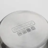 Кастрюля Доляна &laquo;Роскошь&raquo;, 2.2 л, d=19 см, со стеклянной крышкой, капсульное дно, нержавеющая сталь, хромированная