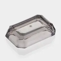 Набор для ванной &laquo;Кристалл&raquo;, 4 предмета, дозатор, 2 стакана, мыльница