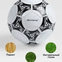 Футбольный мяч ONLYTOP, машинная сшивка, 32 панели, р. 5, PVC