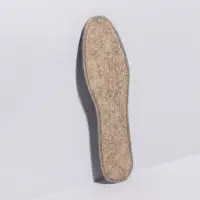 Стельки для обуви, утеплённые, двухслойные, фольгированные, окантовка, р-р RU 38 (р-р Пр-ля 40), 25 см, пара, серые
