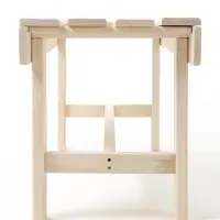 Лавка деревянная для дачи и бани, 150&times;40&times;41 см, из наличника