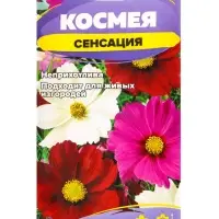 Семена цветов Космея &laquo;Сенсация&raquo;, однолетник, 0.3 г, &laquo;Семена Алтая&raquo;