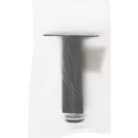 Опора квадратная OKV001BL ТУНДРА, d=25&times;25 мм, H=100 мм, чёрная