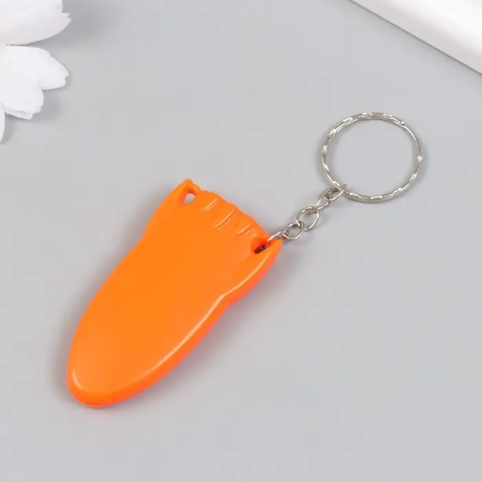 Брелок для ключей на кольце «Ракета», канцелярский нож, пластик, 3×6 см, МИКС Брелок для ключей на кольце «Ракета», канцелярский нож, пластик, 3×6 см, МИКС