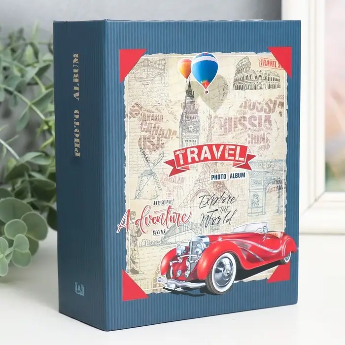 Фотоальбом на 100 фото 10×15 см Image Art «Путешествие», 50 листов Фотоальбом на 100 фото 10×15 см Image Art «Путешествие», 50 листов
