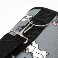 Сумка - переноска каркасная &laquo;Играющие котики&raquo;, размер S, 37.5&times;17&times;22 см, серая