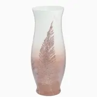 Ваза &laquo;Золотые листья&raquo;, h=30 см, d=12 см, стекло