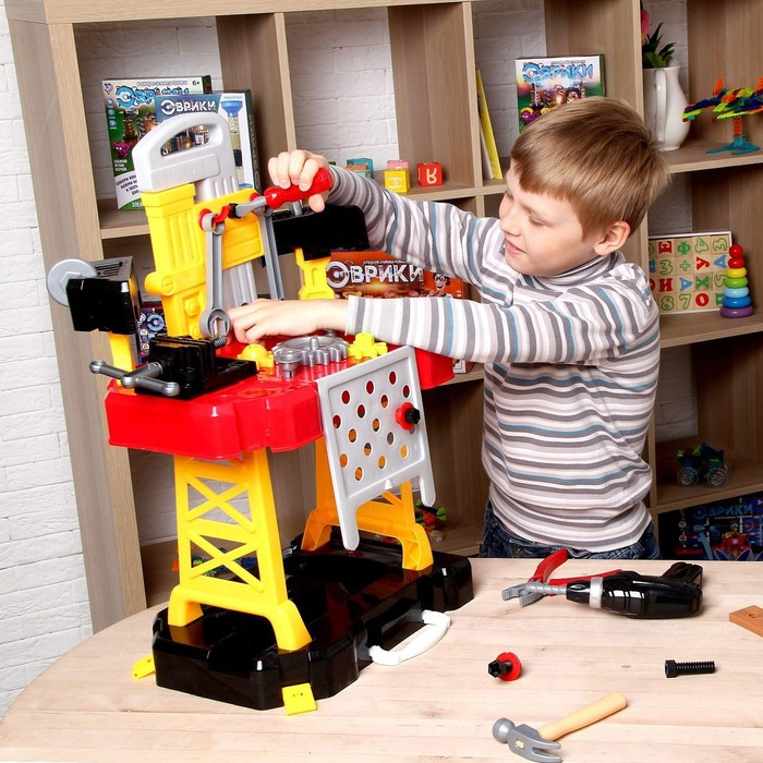 Игровой модуль «Мастерская» 3 в 1, 56 элементов Игровой модуль «Мастерская» 3 в 1, 56 элементов