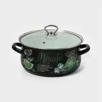 Кастр.сфер. 4л (черная)Мохито