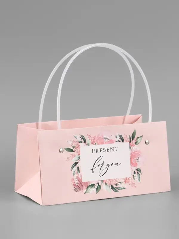 Пакет для цветов For you dear, 24&times;12&times;12 см