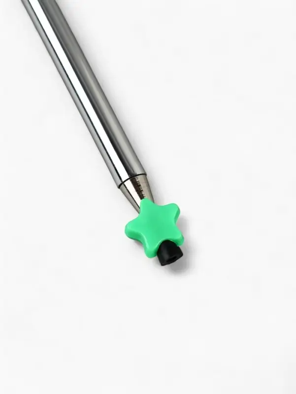 Ручка с пером МИКС, чёрная паста, длина 25 см