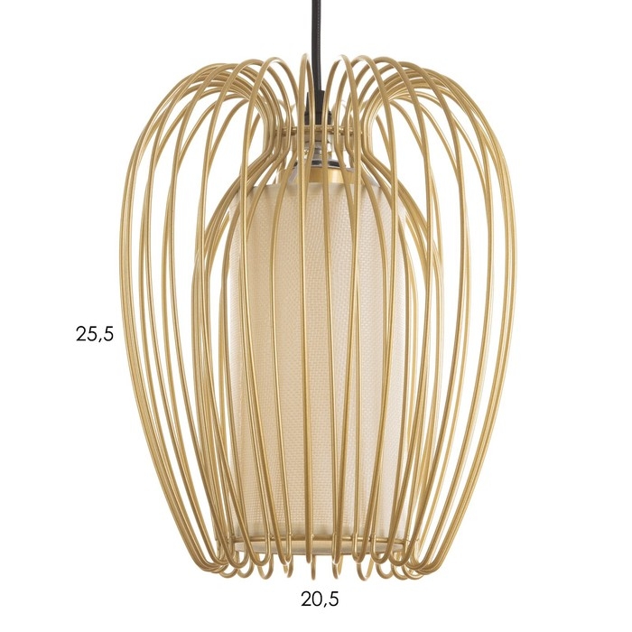 Светильник BayerLux Светильник BayerLux "Медиана" Е27 40Вт золото 21х21х26-126см